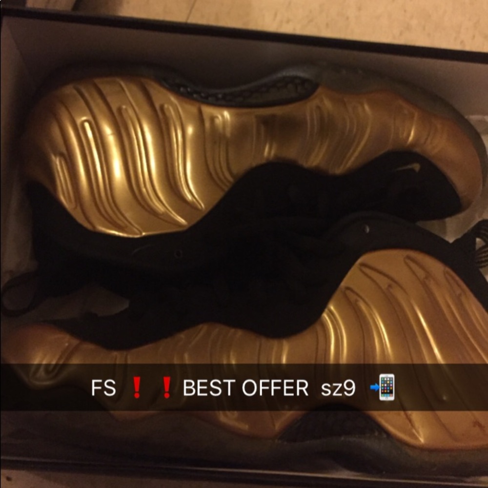 Black&gold foams sz9